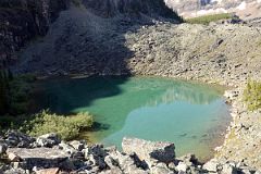 16 Yukness Lake From Top Of First Ridge On Lake Oesa Trail At Lake O-Hara Morning.jpg